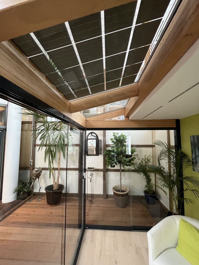 Stromgewinnung mit Solardach
