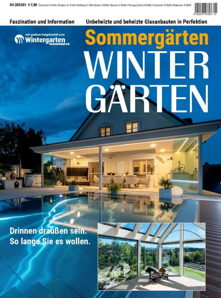 Wintergarten Ratgeber 2022 des Wintergartenverbands