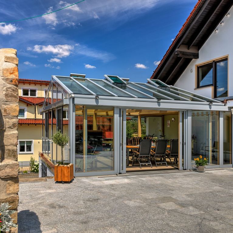 Ansicht von der Terrasse