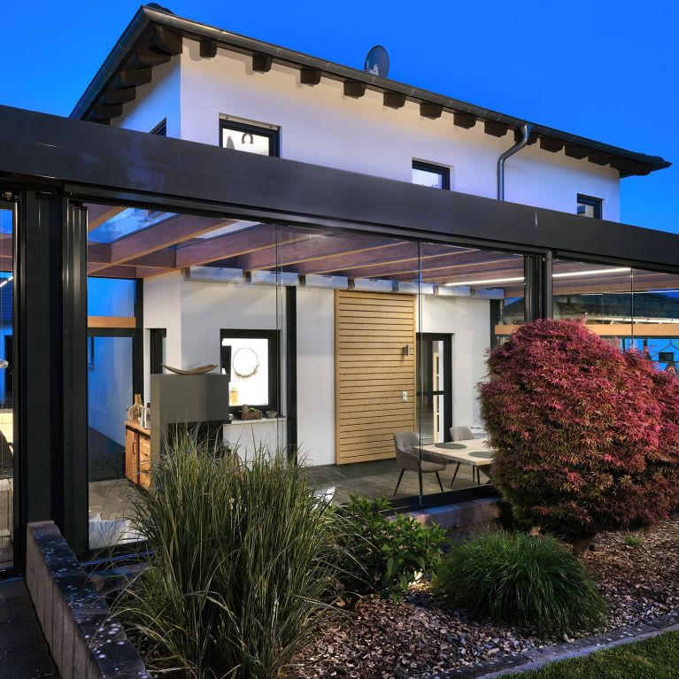 Individuell geplante Terrassenüberdachung in Lichtenfels, Oberfranken