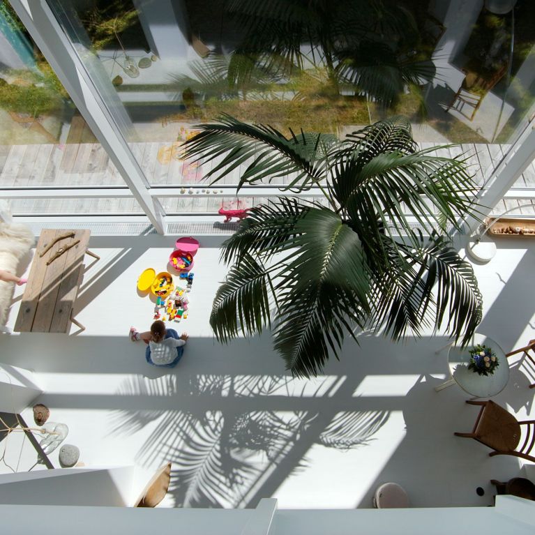Blick von der Galerie nach unten