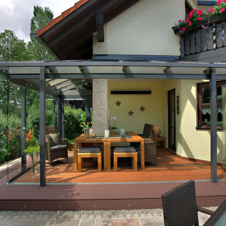 Terrassenverglasung nahe Bamberg