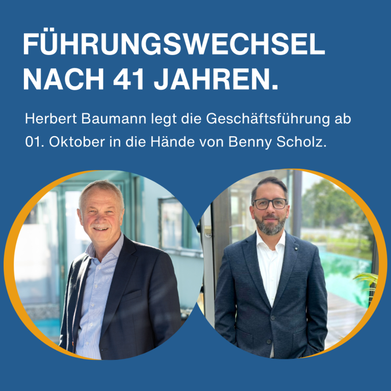 Benny Scholz übernimmt ab 1.10.2025 die Geschäftsführung von Baumann Wintergarten GmbH in Stockheim b. Kronach