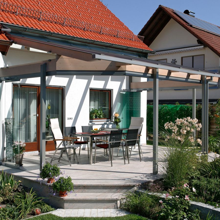 Kaltwintergarten verschönert eine Terrasse im Raum Forchheim