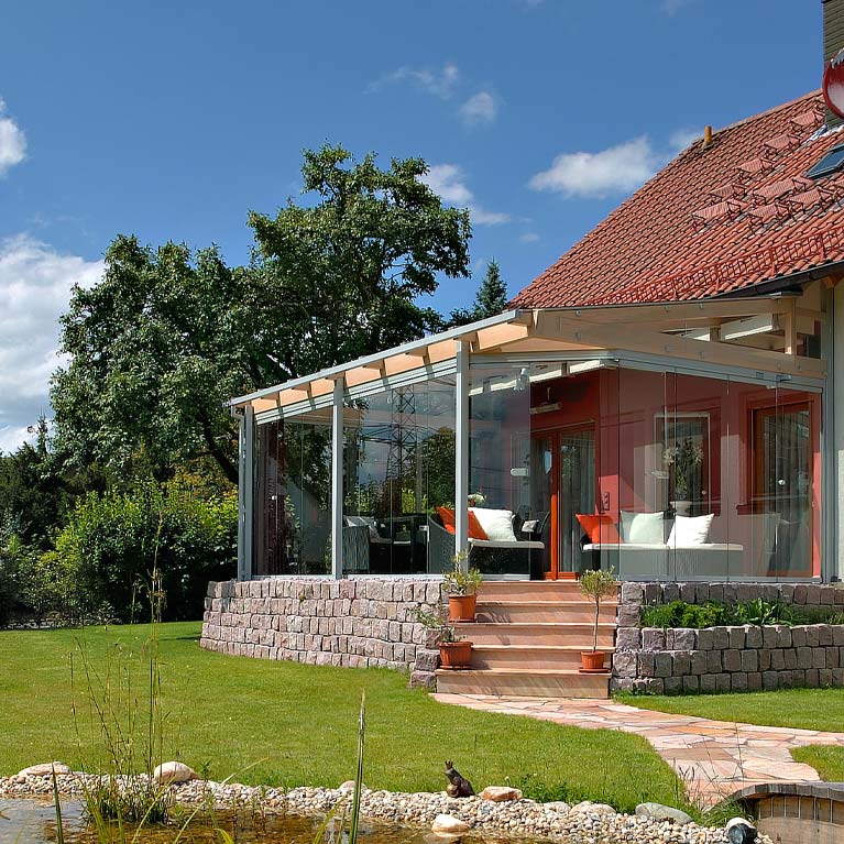 Terrassenüberdachung Hof Terrassenüberdachung Hof