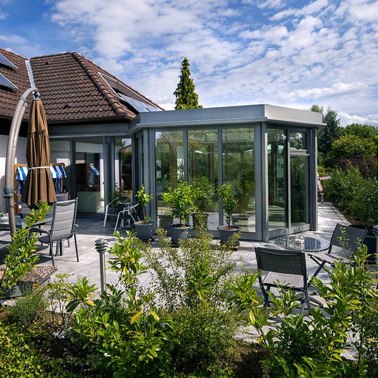 Terrassenüberdachung Hof Terrassenüberdachung Hof